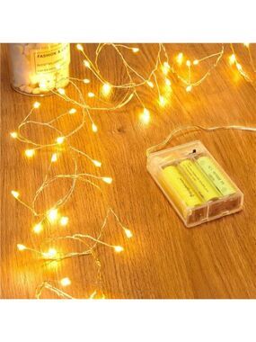 Battery Operated Fairy String Lights 60 LED Starry Firefly Lights for Home Party